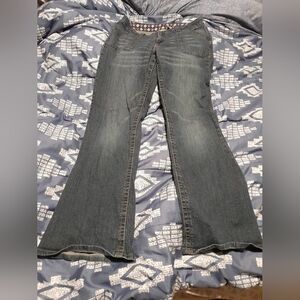 Woman's RuffHewn size 8 flare jeans.
